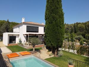Villas Grande Maison familiale lumineuse avec piscine : photos des chambres
