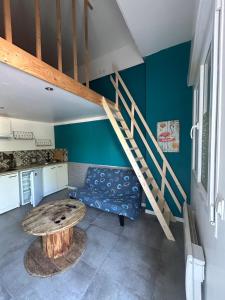 Studio mezzanine Au pied des montagnes