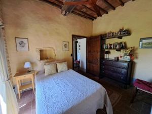 Medieval Tower With Tuscan Hills View