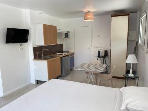 Appartements Beau studio 3 etoiles au bord du lac parking prive gratuit : photos des chambres