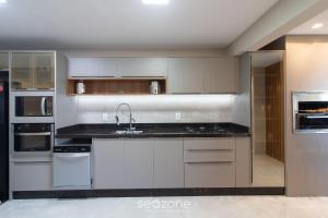 Apto c Churrasq. a 100m da Praia DON0504