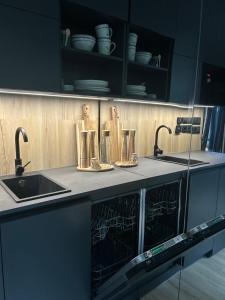 Spiegelhuisje aan zee