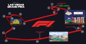 Solstice Studio at MGM Signature Tower 3 BALCONY STRIP VIEW F1 TRACK VIEW