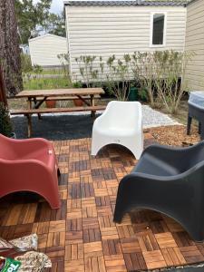 Mobil home climatisé aux Viviers