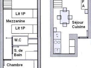 Appartements Appartement mezzanine pour 4 pers, proche des remontees - FR-1-840-45 : photos des chambres