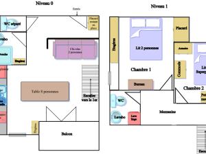 Confort 3 Pièces avec Mezzanine, 6 Pers., Balcon, Parking, Wi-Fi - FR-1-840-2