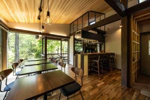 이다 blue in green 飯田高原 cottage and cafe 3성급 숙소 로비