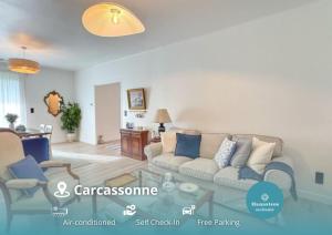 Villas Maison Climatisee 5min Cite Terrasse et Parking AK : photos des chambres