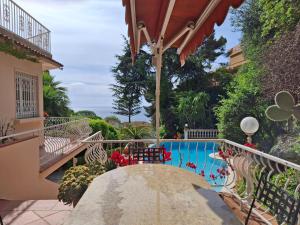 Villas Villa Silhouette with pool and seaview close to Monaco : photos des chambres