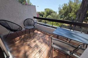 Appartements Bright studio in residence with swimming pool : photos des chambres