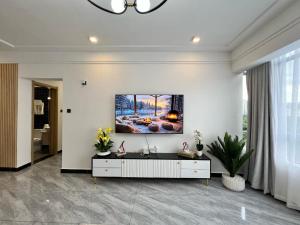 celestial three bedroom apartment with swimming pool fully equipped gym ample parking space children playing ground and amazing scenic views