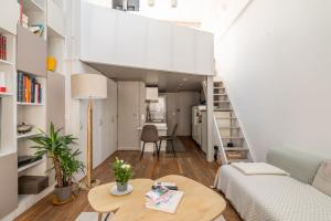 Bright and Chic Duplex with AC, Heart of Paris 9th