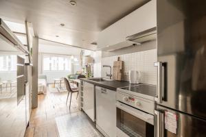Bright and Chic Duplex with AC, Heart of Paris 9th