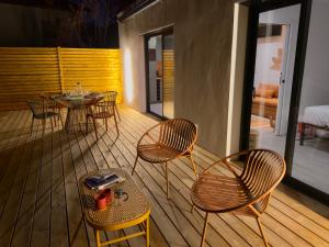 Maisons de vacances Maison des Chenes 64 - Spa Lodge : photos des chambres