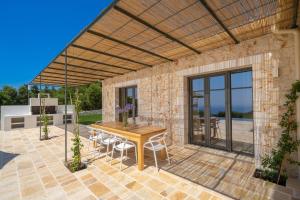 Fiscardo Luxury Stone Villa Amente, with sunset view!