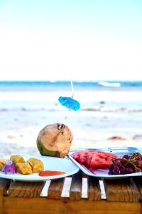 Tropical Boho beachront retreat with views & pool