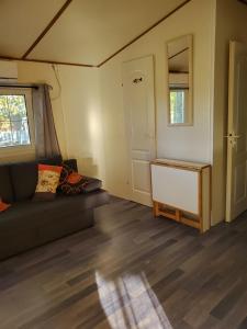 Mobilhome vue sur la lande