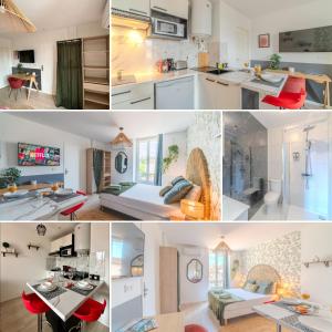 Appartements Jasmin Roanne centre-ville - Parking & Clim : Appartement 1 Chambre