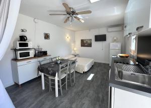 Appartements MORIANI PLAGE Studio grande terrasse proche mer B4 : photos des chambres