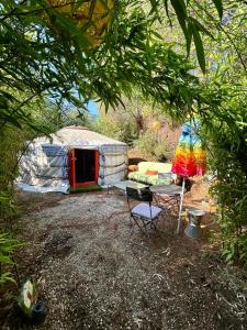 Tentes de luxe Gite Yourte Nature : photos des chambres