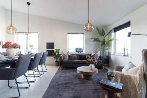 Chocolaty Warmth Home 3BR Flat with Cozy Balcony