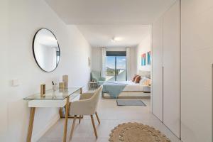 Bello piso con vistas espectaculares y un spa