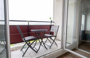 Appartements L Echappee Bellini - Proche Paris - 15min Airport : Appartement 1 Chambre