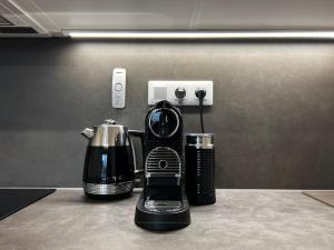 Elegant Prague Flat with Balcony, Workspace, Garage