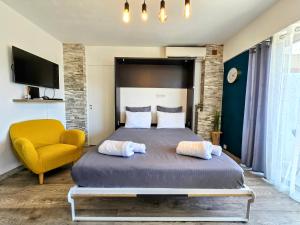 Appartements Beachfront - Panoramic View - Balkony - AC : photos des chambres