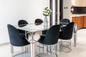 Premium 3BR Downtown Retreat with Pool & Iconic Burj Views