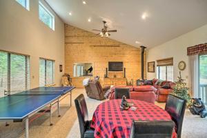Game Room & Deck: Pet-Friendly Camp Connell Cabin