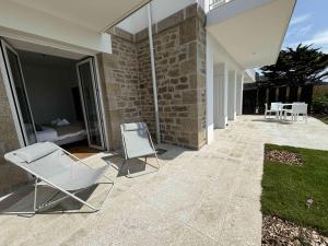 Appartements Milliau T2 piscine et vue mer : photos des chambres