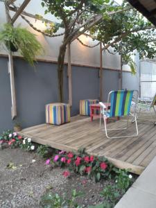 Casa com Ar condicionado na sala 300 m da praia