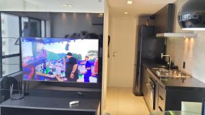 Apartamento com vista p Mar, e Piscina na Cobertura do Prédio