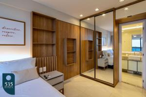 2 Quartos super equipado com vista mar na Barra