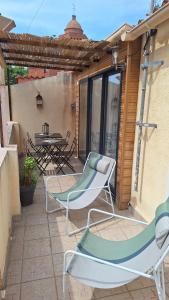 Confortable appartement avec terrasse proche Castillet