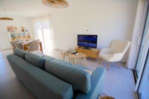 Maisons de vacances La Cigogne, Maison familiale en bord de Mer a Surtainville, Cote des Isles, 3 chambres, Intendance Luxury Host : photos des chambres