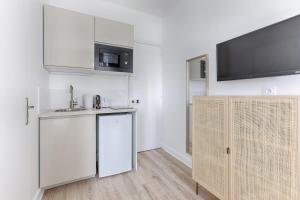 Appartements Mykeypers - Charmant studio 2P - Malakoff 13 : photos des chambres