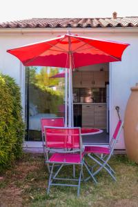 Appartements Studio 2 personnes piscine partagee : photos des chambres