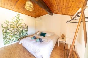 Maisons de vacances Immeuble 3 Hebergements Entre Dombes et Saone : photos des chambres