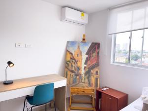 3 Cuartos 2 balcones