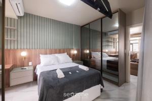 Apartamento c Varanda e Churrasq. CEC0801