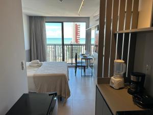 Bela Hospedagem - #1701 Simple Manaira, linda vista da cidade e do mar