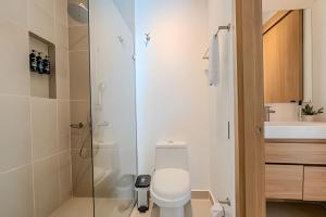 Espectacular vista a laguna de Kristal 1 alcoba