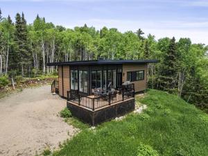 Chalet moderne dans les montagnes de Charlevoix