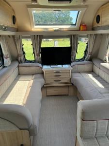Dolafon farm luxury caravan stay