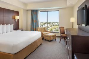 Luxury One Bedroom Suite King Bed, Lake View (NO RESORT FEE) room in Ramada Plaza Resort & Suites By Wyndham Orlando International Drive