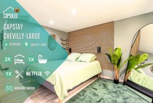 Appartements Casptay Chevilly-Larue - proche aeroport Orly : Appartement 1 Chambre