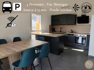 Appartements Lac et Monts-Vue Montagne-Lac : photos des chambres