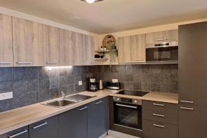 3-rooms apartment in front of snow